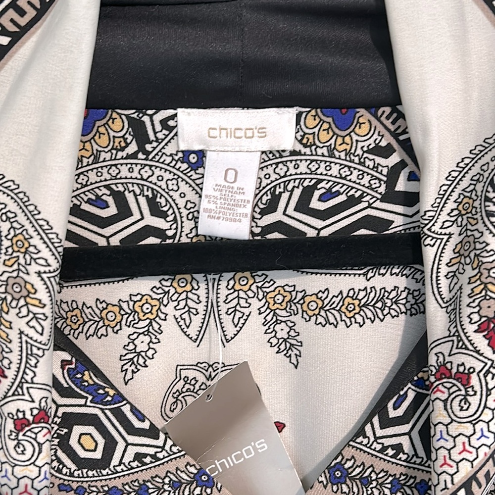 Chicos Maxi Paisley Dress Sz0 - Picture 3 of 6